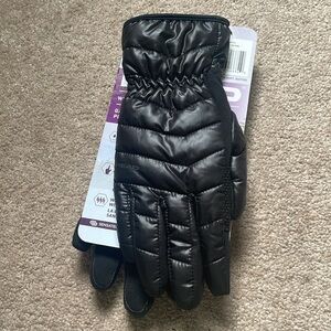 HEAD Black gloves new with tags